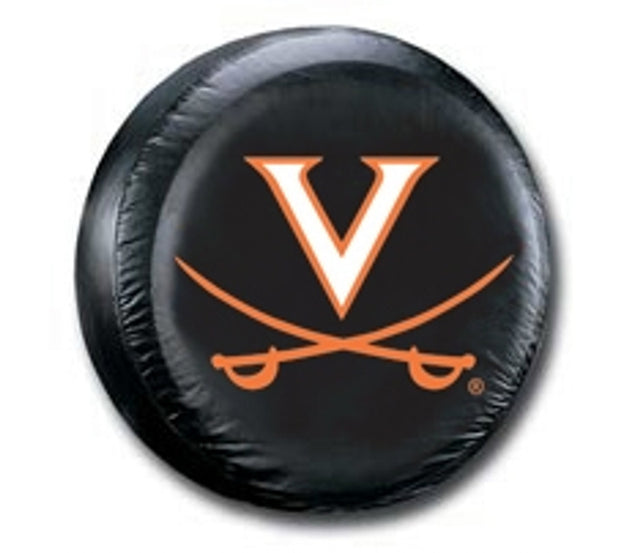 Funda para neumáticos de Virginia Cavaliers, tamaño estándar, color negro