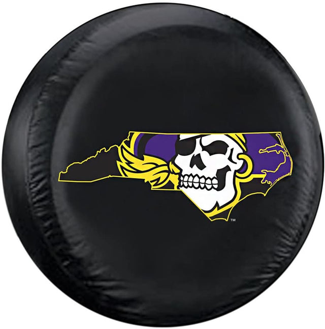 Cubierta de neumático de tamaño estándar de East Carolina Pirates, alternativa CO