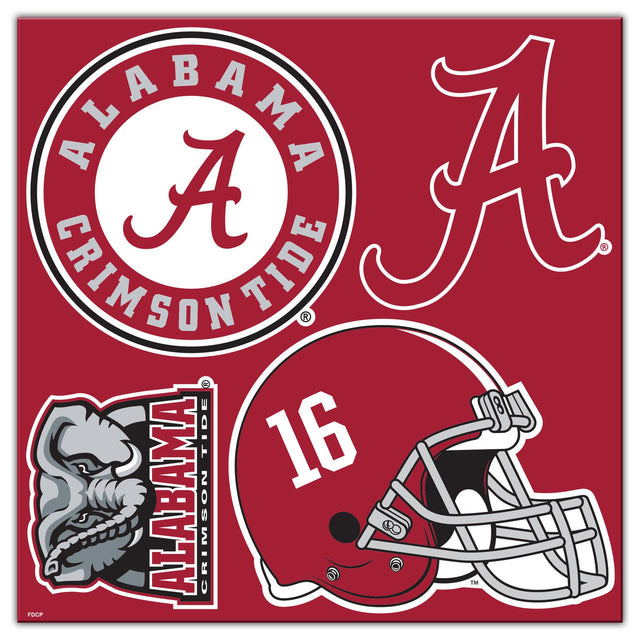 Kit de imanes de Alabama Crimson Tide de 4 piezas CO