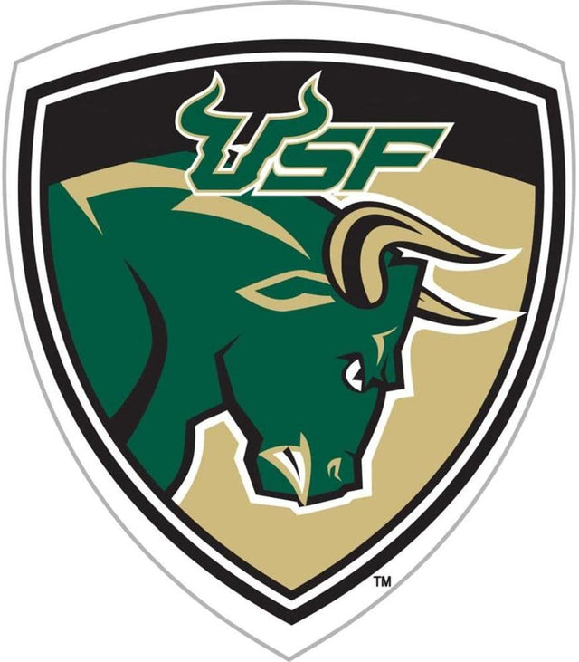 Imán para auto de 12" con diseño de los South Florida Bulls