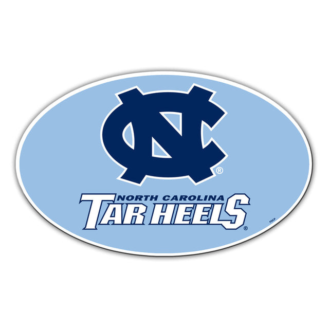 Imán para automóvil de 8" con diseño de los Tar Heels de Carolina del Norte