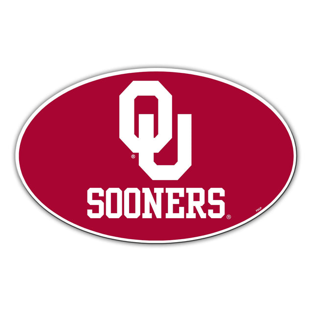 Imán para auto de 8" de Oklahoma Sooners