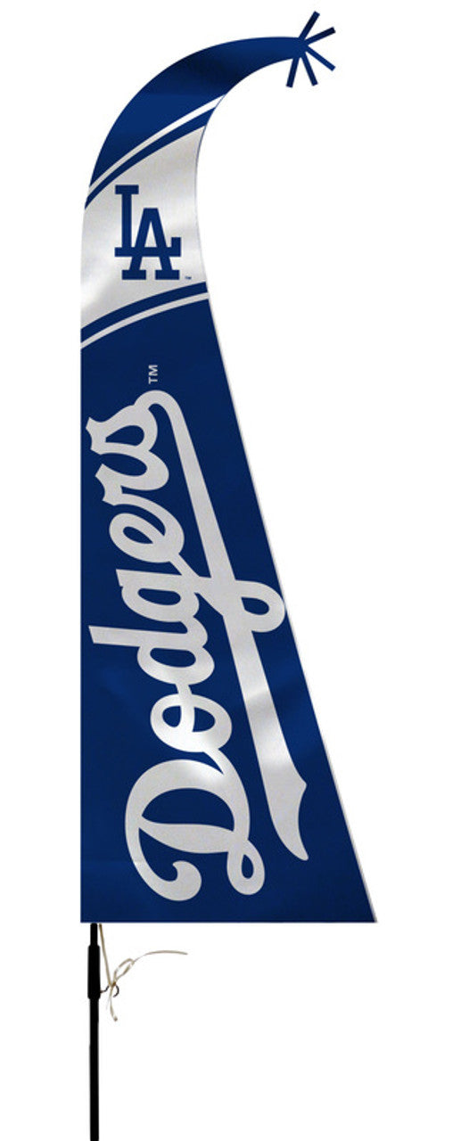 Bandera de los Dodgers de Los Ángeles estilo pluma premium CO