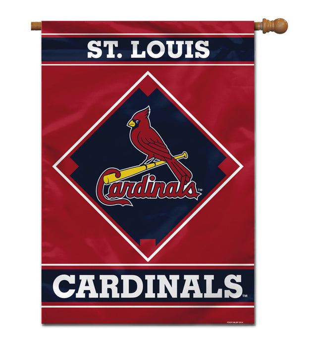 Bandera de los St. Louis Cardinals de 28 x 40 pulgadas, para casa, de un solo lado, CO