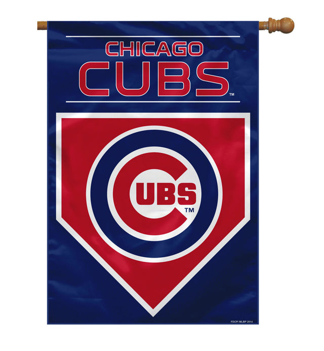 Bandera de los Chicago Cubs de 28 x 40, estilo bandera de casa, 2 caras, CO