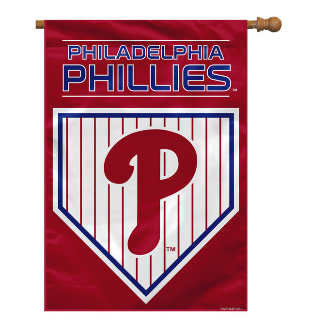 Bandera de los Philadelphia Phillies de 28 x 40, estilo bandera de casa, 2 caras, CO