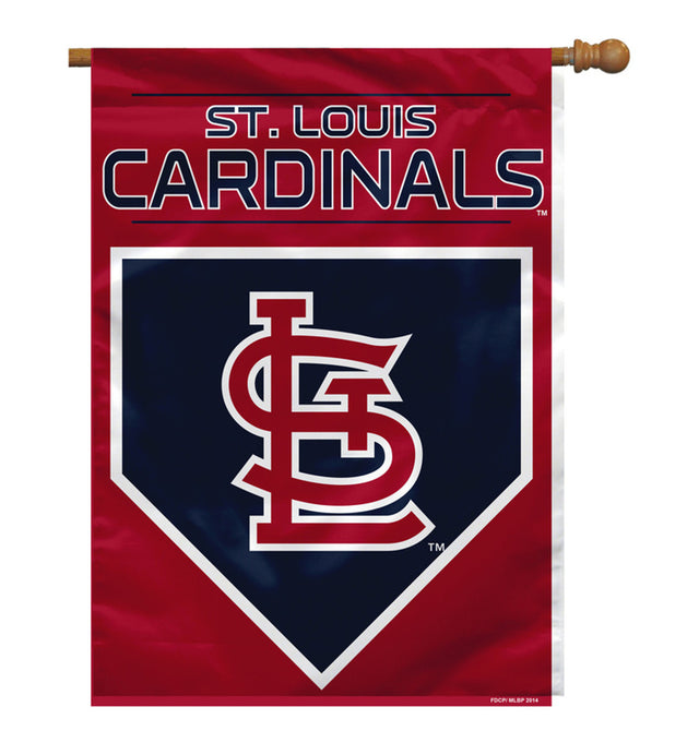 Bandera de los St. Louis Cardinals de 28 x 40, estilo bandera de casa, 2 lados, CO