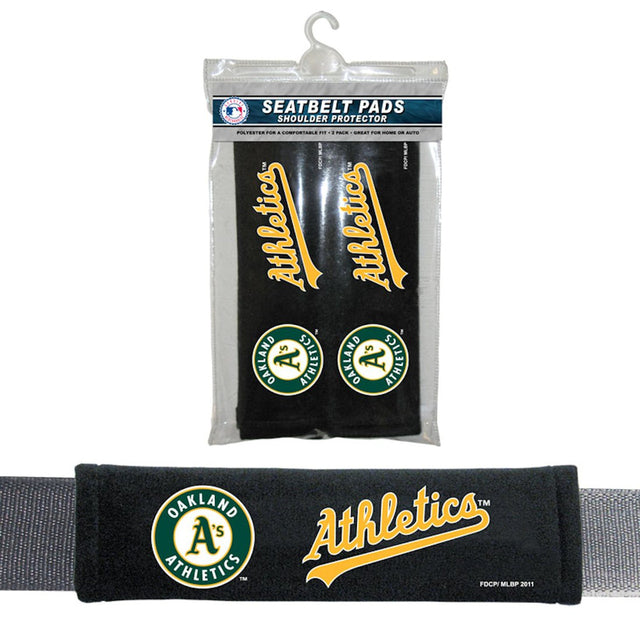 Almohadillas para cinturón de seguridad de Oakland Athletics CO