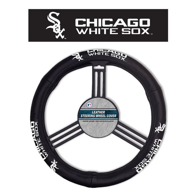 Funda de cuero para volante de los Chicago White Sox