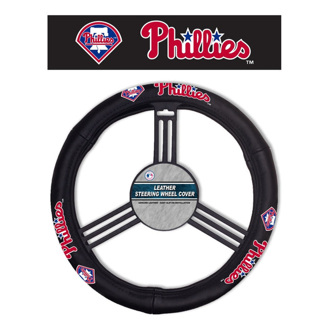 Funda de cuero para volante de los Philadelphia Phillies CO