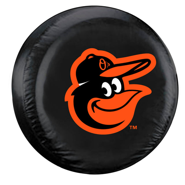 Funda para neumáticos Baltimore Orioles, tamaño grande, color negro