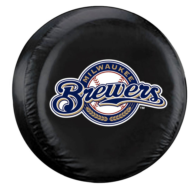 Funda para neumáticos de los Milwaukee Brewers, tamaño estándar, color negro