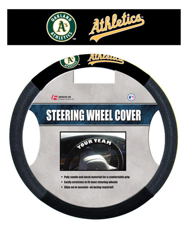 Funda para volante de Oakland Athletics, estilo malla CO