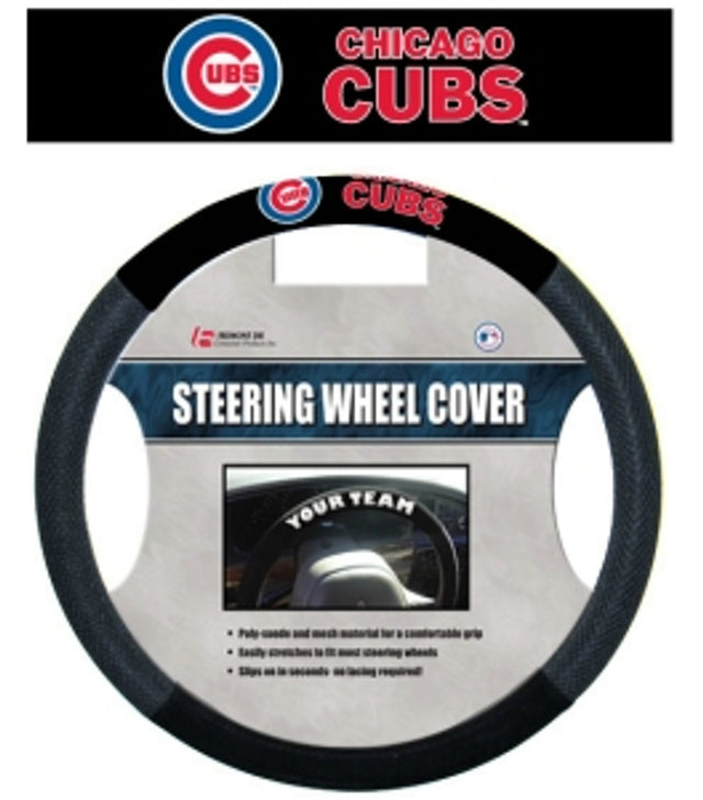 Funda para volante de los Chicago Cubs, estilo malla CO