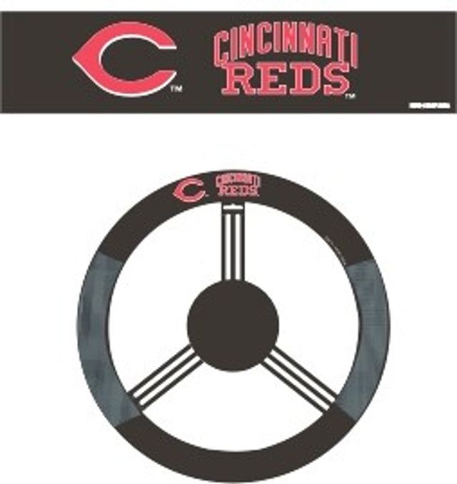 Funda para volante de los Cincinnati Reds, estilo malla CO