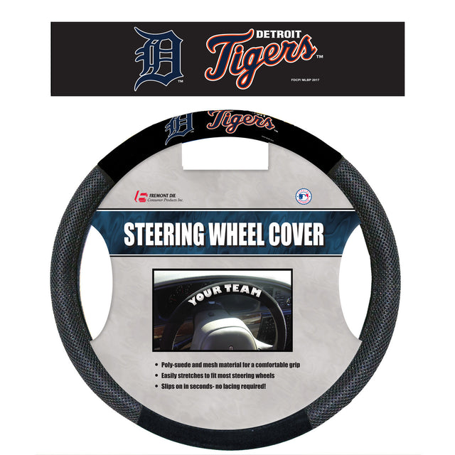 Funda para volante de los Detroit Tigers, estilo malla CO