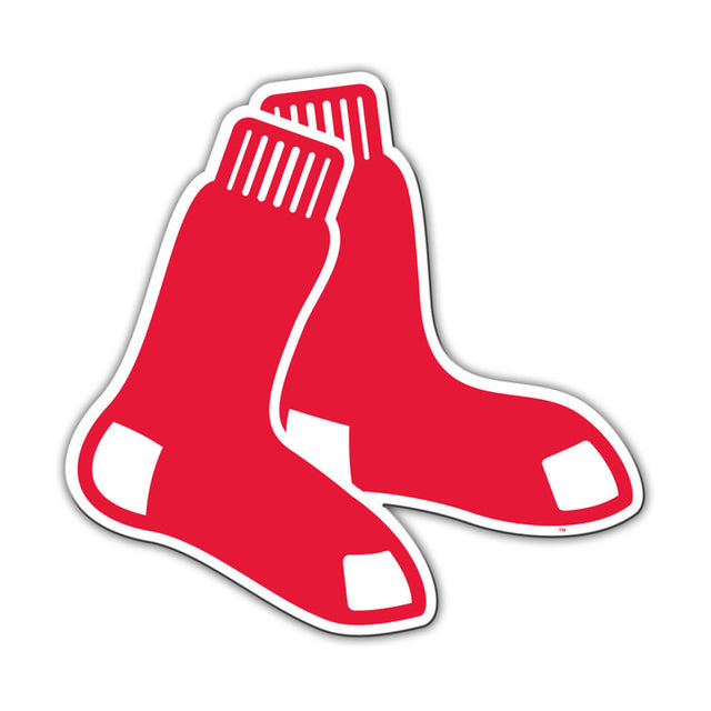 Imán para auto estilo calcetines de 12" de los Boston Red Sox con logotipo CO