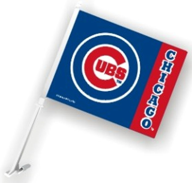 Bandera para auto de los Chicago Cubs