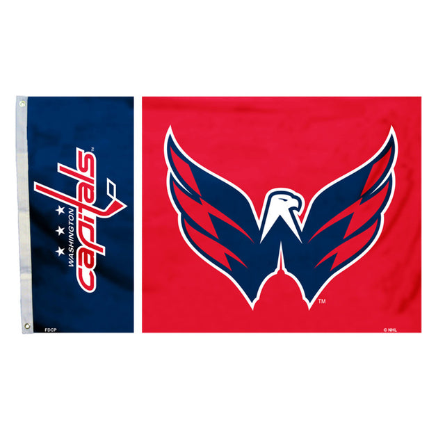 Bandera de Washington Capitals, pancarta de 3 x 5 pulgadas, CO