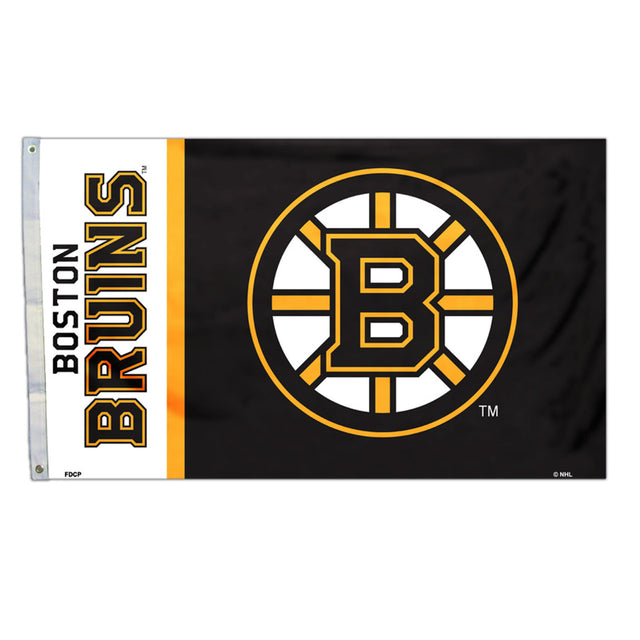 Bandera de los Boston Bruins, pancarta de 3 x 5 pulgadas, color