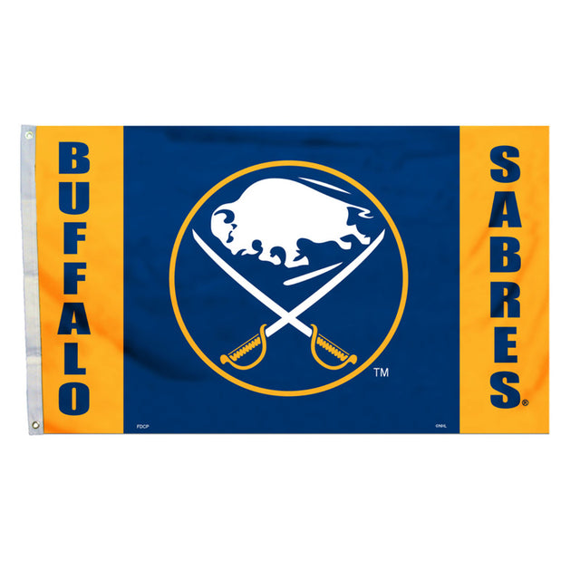 Bandera de Buffalo Sabres, 3 x 5, pancarta vintage de Colorado