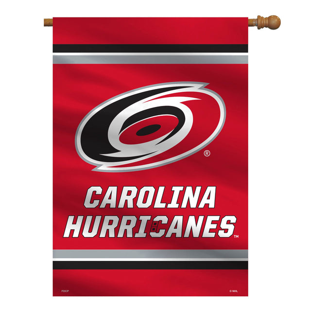 Bandera de los Carolina Hurricanes de 28 x 40 pulgadas, estilo bandera de casa, 2 caras CO