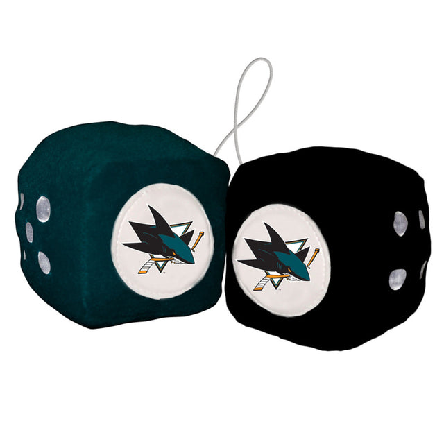 San Jose Sharks Fuzzy Dice CO