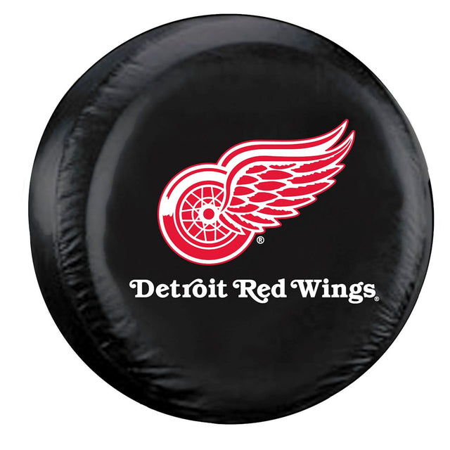 Funda para neumáticos Detroit Red Wings, tamaño estándar, color negro