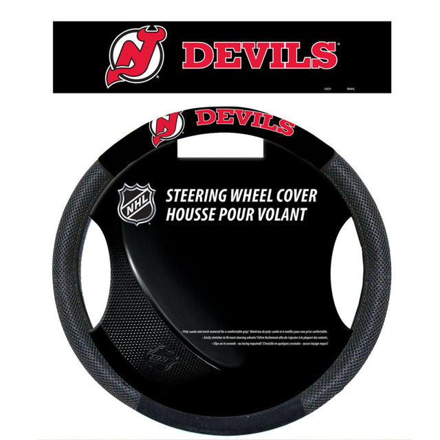 Funda para volante de los New Jersey Devils, estilo malla CO