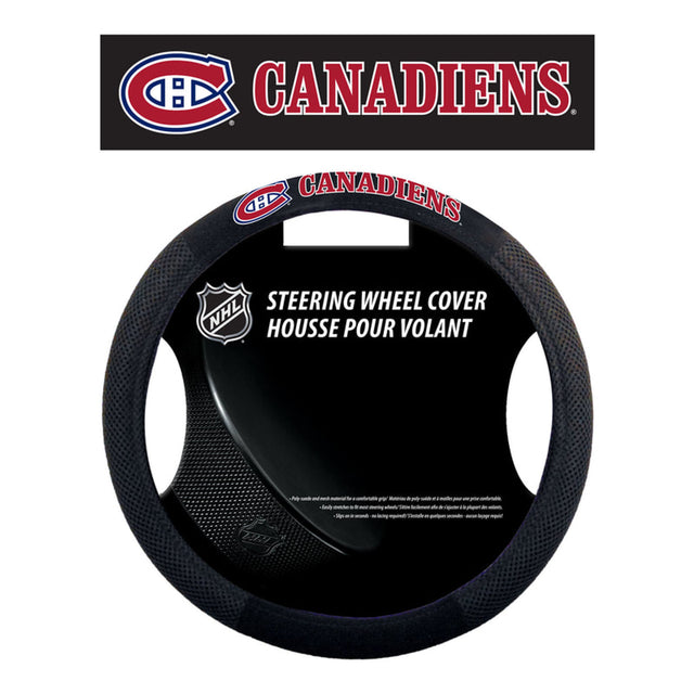 Funda para volante de los Montreal Canadiens, estilo malla CO