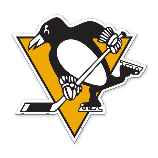 Imán para auto de los Pittsburgh Penguins de 12"