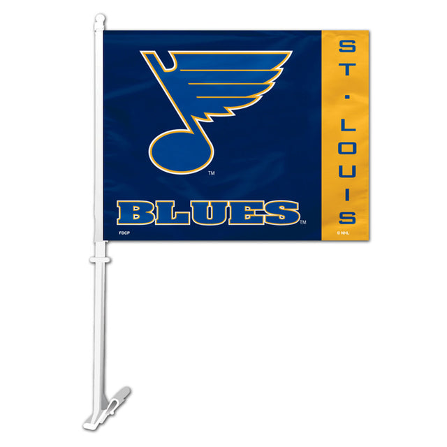 Estilo de automóvil con la bandera de St. Louis Blues