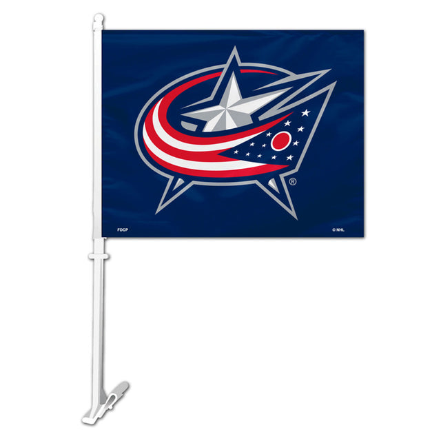 Estilo de automóvil con la bandera de los Columbus Blue Jackets