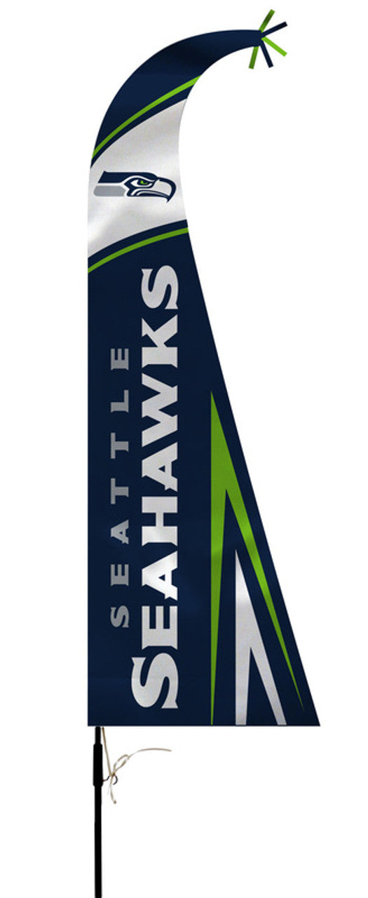 Bandera de los Seattle Seahawks estilo pluma premium CO