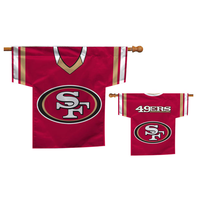 Diseño de camiseta con la bandera de los San Francisco 49ers CO