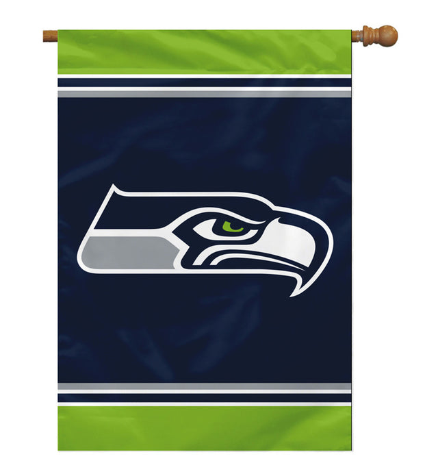 Bandera de los Seattle Seahawks de 28 x 40 pulgadas para casa, de un solo lado, CO