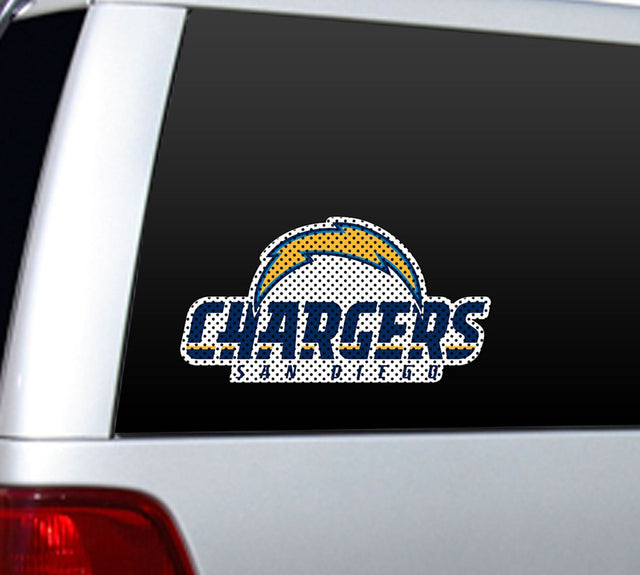 San Diego Chargers Die-Cut Window Film - Large