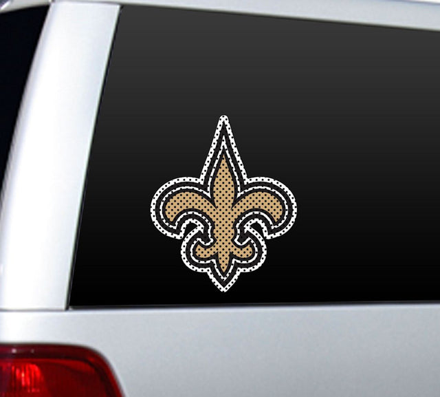 Película para ventana de los New Orleans Saints, troquelada, de 12"