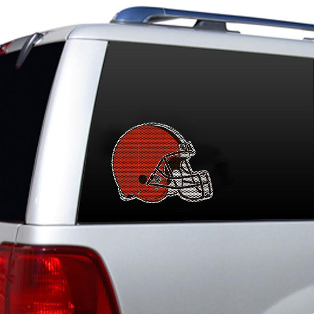 Película para ventanas de los Cleveland Browns, troquelada, de 12"