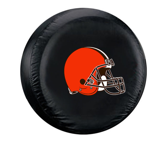 Funda para neumáticos de los Cleveland Browns, tamaño grande, color negro