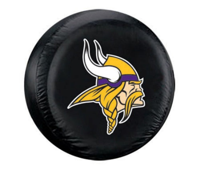 Funda para neumáticos de los Minnesota Vikings, tamaño estándar, color negro