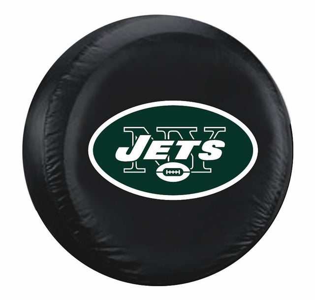 Funda para neumáticos de los New York Jets, tamaño estándar, color negro