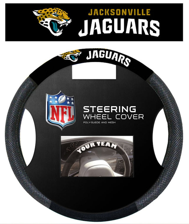 Funda para volante de los Jacksonville Jaguars, estilo malla CO