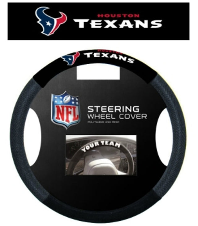 Funda para volante de los Houston Texans, estilo malla, CO