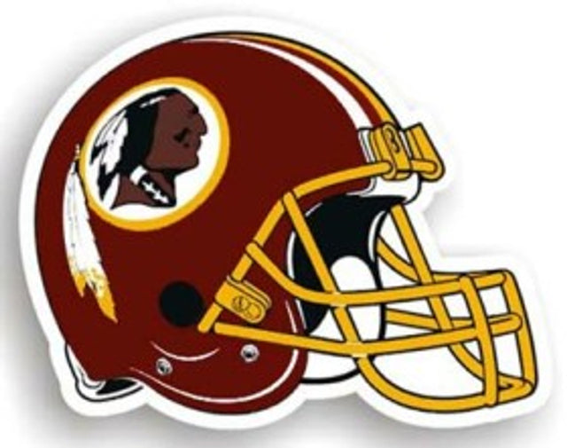 Imán para coche de estilo Washington Redskins, diseño de casco de 12" CO