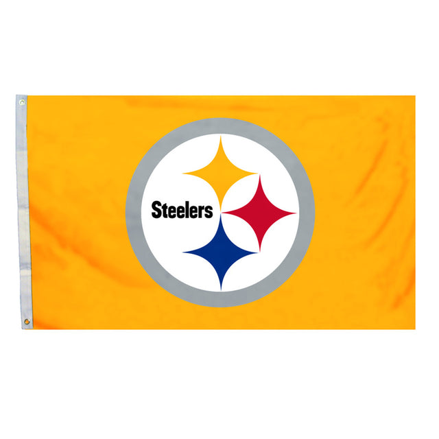 Bandera de los Pittsburgh Steelers de 4 x 6 pulgadas