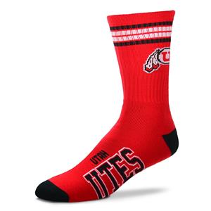 Utah Utes - 4 Stripe Deuce MEDIUM