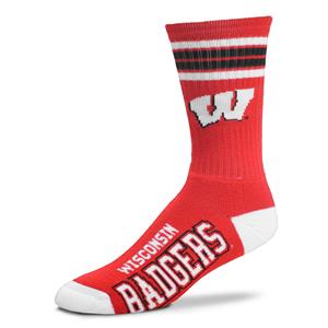 Wisconsin Badgers - Deuce de 4 rayas GRANDE