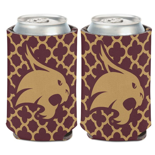 Enfriador de latas QUATREFOIL de Texas State Bobcats, 12 oz.