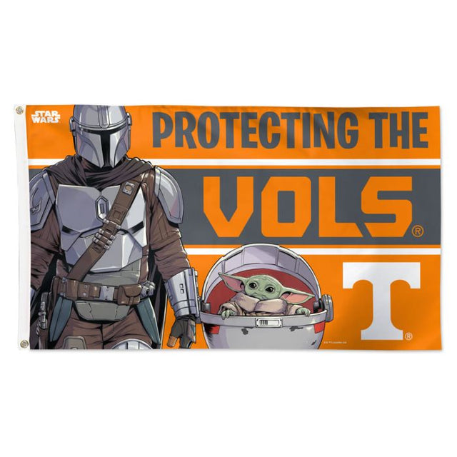 Tennessee Volunteers / Star Wars Mandalorian Flag - Deluxe 3' X 5'